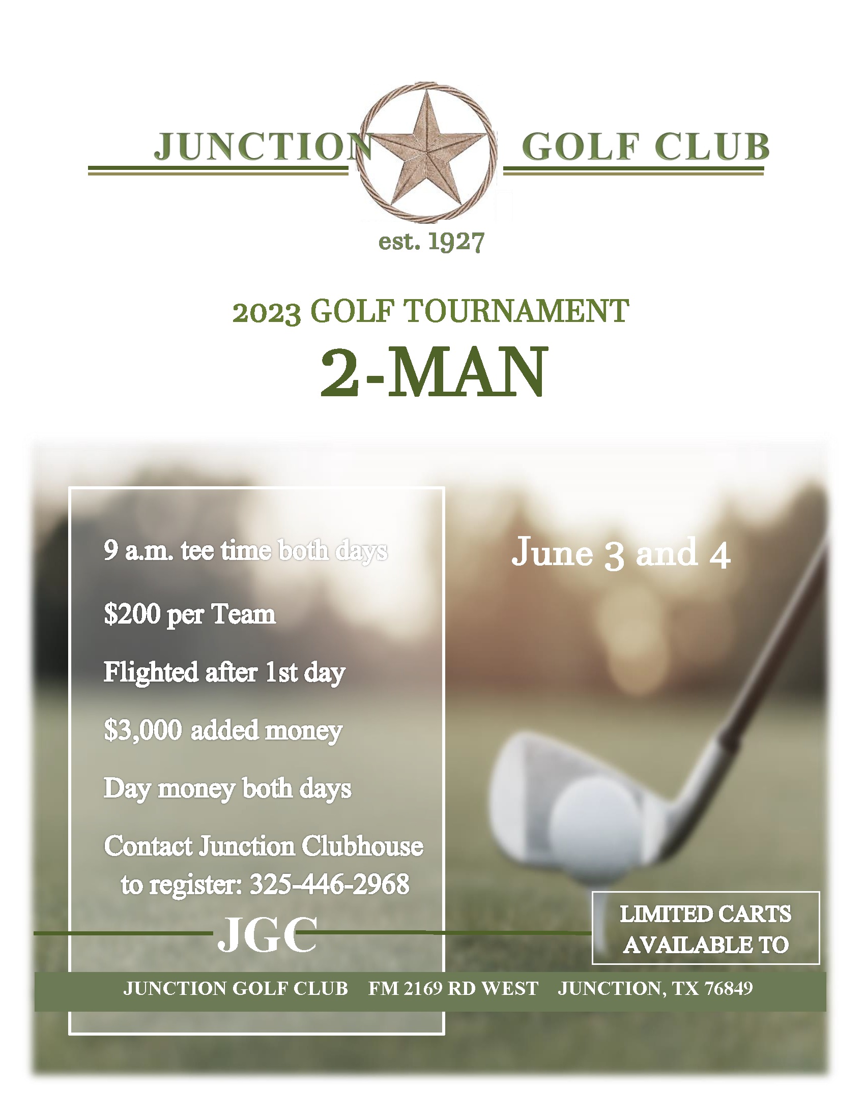 Golf Tournament Junction, TX